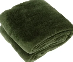 Intratuin Unique Living Decke Justin grün 150 x 200 cm| Decken & Plaids