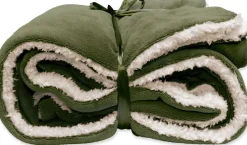 Intratuin Unique Living Decke Lars grün 150 x 200 cm| Decken & Plaids