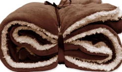 Intratuin Unique Living Decke Lars braun 150 x 200 cm| Decken & Plaids