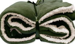 Intratuin Unique Living Decke Lars grün 150 x 200 cm| Decken & Plaids