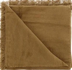 Intratuin Unique Living Decke Nomi braun 150 x 200 cm| Decken & Plaids