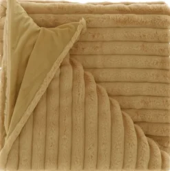 Intratuin Unique Living Decke Peppe braun 150 x 200 cm| Decken & Plaids