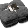 Intratuin Unique Living Decke Teddy dunkelgrau 150 x 200 cm| Decken & Plaids
