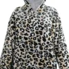 Intratuin Unique Living Deckenpulli mit Kapuze Leo Animalprint onesize| Pullover