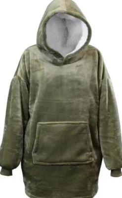 Intratuin Unique Living Deckenpulli mit Kapuze olivgrün onesize| Pullover