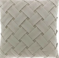 Intratuin Unique Living Dekokissen Viktor grau  45 x 45 x 8 cm| Kissen|Dekokissen