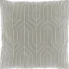Intratuin Unique Living Dekokissen Zoe grau  45 x 45 x 8 cm| Kissen|Dekokissen