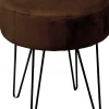 Intratuin Unique Living Hocker Davy dunkelbraun D 40 H 35 cm| Hocker|Hocker
