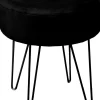 Intratuin Unique Living Hocker Davy schwarz D 40 H 35 cm| Hocker|Hocker