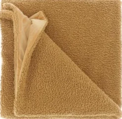 Intratuin Unique Living Plaid Romie beige 150 x 200 cm| Decken & Plaids