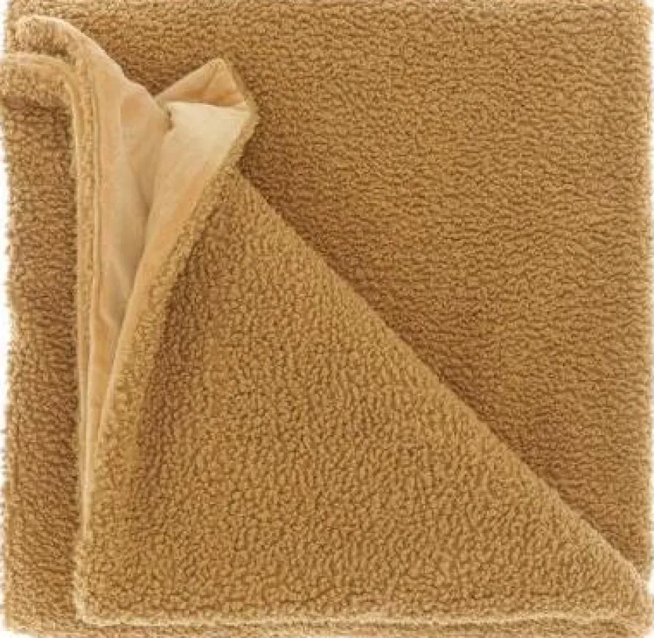 Intratuin Unique Living Plaid Romie beige 150 x 200 cm| Decken & Plaids