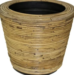 Intratuin Van der Leeden Blumentopf natur D 35 H 30 cm| Pflanzkörbe|Pflanzkörbe