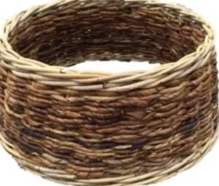 Intratuin Van der Leeden Korb für Weihnachtsbaum Abacá D 60 H 26 cm braun| Weihnachtsbaumdecken & -Körbe