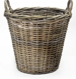 Intratuin Van der Leeden Pflanzkorb hoch mit Henkeln D 45 cm H 40 cm| Pflanzkörbe|Blumentöpfe & Pflanzgefäße