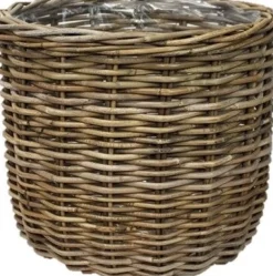 Intratuin Van der Leeden Pflanzkorb Stephanie naturell D 43 H 40 cm| Pflanzkörbe|Blumentöpfe & Pflanzgefäße