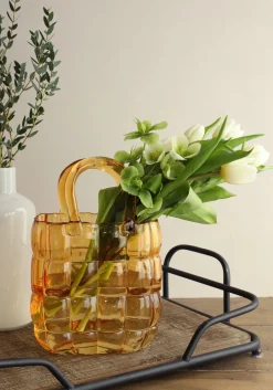 Intratuin Vase Marais gelb 19 x 11 x 28 cm| Vasen & Krüge|Blumentöpfe & Pflanzgefäße