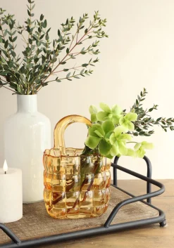 Intratuin Vase Marais gelb 14 x 9,5 x 22 cm| Vasen & Krüge|Blumentöpfe & Pflanzgefäße