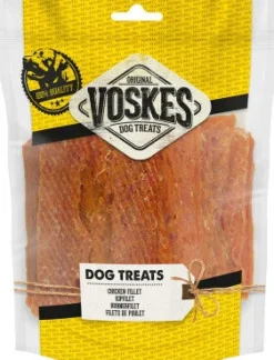 Intratuin Voskes Hundenack Hühnerfilet-Streifen 400 g| Hundesnacks & Leckerlies