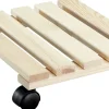 Intratuin Wagner System Pflanzenroller Holz 29 x 29 x 8,3 cm| Pflanzenroller