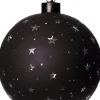 Intratuin Weihnachtsanhänger Kugel Sterne mit LED Beleuchtung warmweiß D 15 cm| Weihnachtsdeko Zum Aufhängen