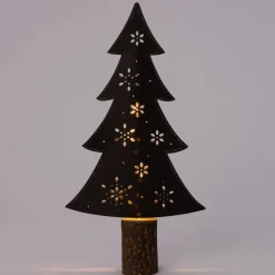 Intratuin Weihnachtsdeko Baum mit 10 LEDs warmweiß H 41 cm| Weihnachtsfiguren & -Objekte