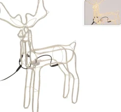 Intratuin Weihnachtsdeko Rentier mit 360 LEDs warmweiß 86 x 16 x 90 cm| Weihnachtsfiguren (Außen)