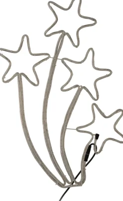 Intratuin Weihnachtsdeko Sterne mit 216 LEDs warmweiß H 49 cm| Weihnachtsfiguren (Außen)