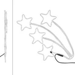 Intratuin Weihnachtsdeko Sterne mit 216 LEDs warmweiß H 49 cm| Weihnachtsfiguren (Außen)