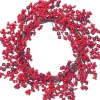 Intratuin Weihnachtskranz mit Beeren D 25/45 cm| Weihnachtskränze