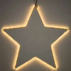 Intratuin Weihnachtsstern beleuchtet mit 180 LEDs warmweiß D 55 cm| Weihnachtssterne|Weihnachtsfiguren (Außen)