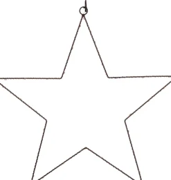 Intratuin Weihnachtsstern Fensterdeko schwarz beleuchtet mit 70 LEDs extra warm D 40 cm| Weihnachtsdeko Zum Aufhängen|Weihnachtssterne