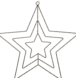 Intratuin Weihnachtsstern Fensterdeko schwarz beleuchtet mit 38 LEDs klassisch warm D 36 cm| Weihnachtssterne|Weihnachtsfiguren (Außen)