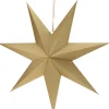 Intratuin Weihnachtsstern Papy gold 75 x 13 x 75 cm| Weihnachtssterne