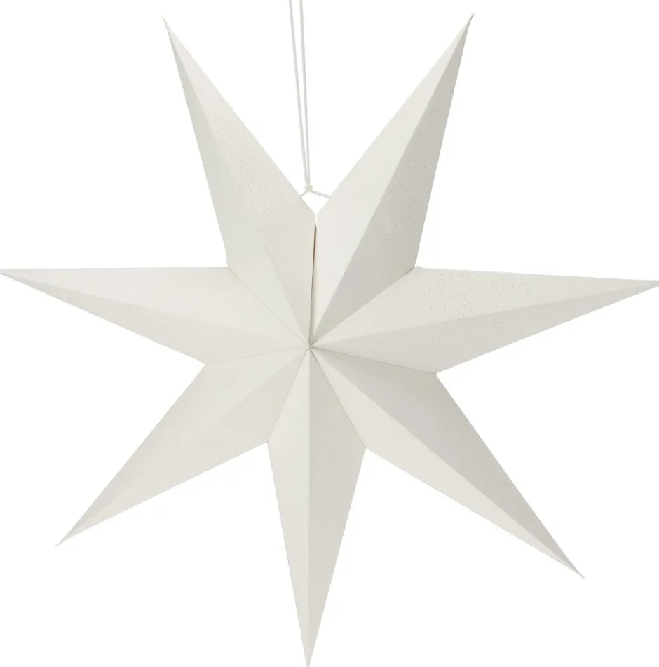 Intratuin Weihnachtsstern Papy weiß 75 x 13 x 75 cm| Weihnachtssterne