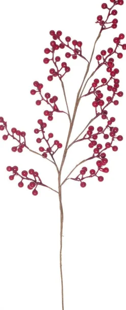 Intratuin Weihnachtszweig mit Beeren 74 cm| Weihnachtszweige & -Blumen