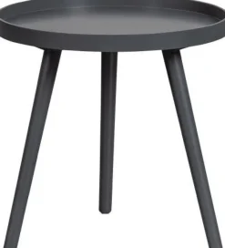 Intratuin WOOOD Beistelltisch Sasha schwarz D 41 H 41 cm| Beistelltische|Beistelltische